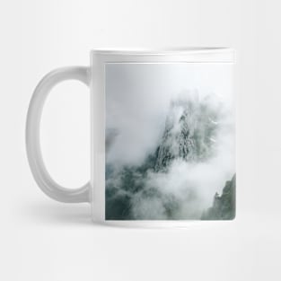 Switzerland Mountains and Fog Mug